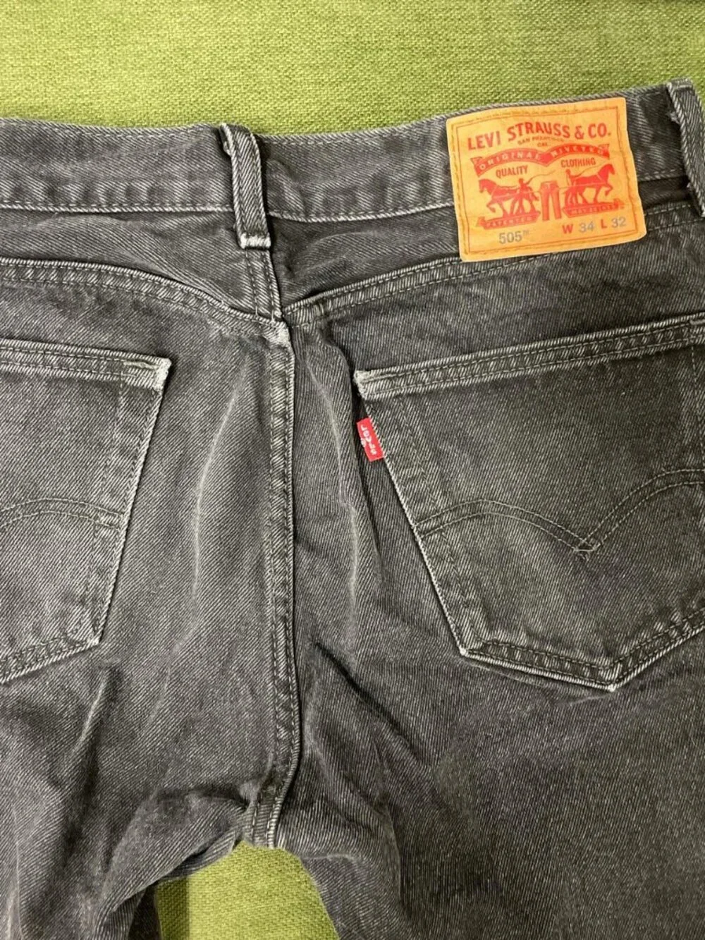 Levi's Men's 505 Black Jeans